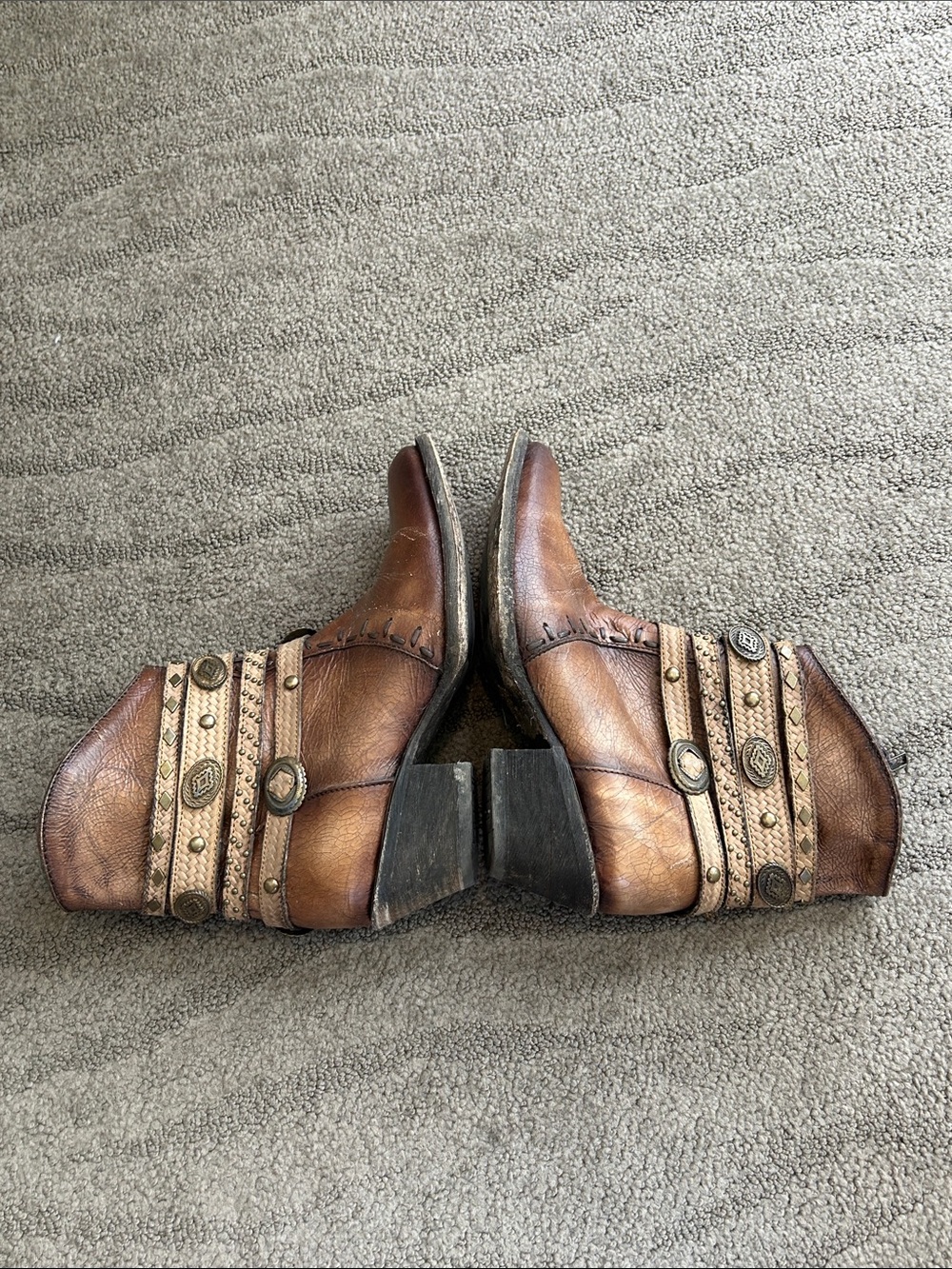 Corral Ankle Boots Festival Cowgirl Size 8 Style 3196 - Picture 5 of 11